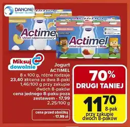 Carrefour Jogurt Actimel wieloowocowy 8-pak oferta