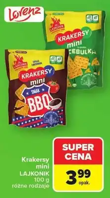 Carrefour Krakersy mini LAJKONIK oferta