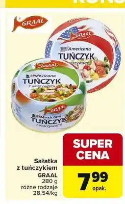 Carrefour Sałatka z tuńczykiem Americana Graal oferta