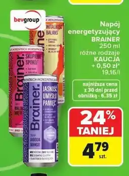 Carrefour Napój energetyzujący BRAINER oferta