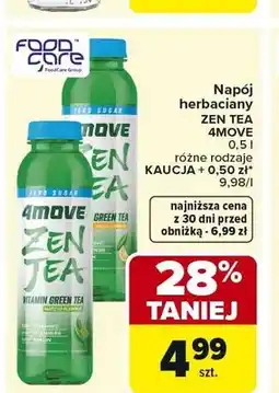 Carrefour Napój herbaciany ZEN TEA 4MOVE Vitamin Green Tea oferta