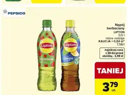 Carrefour Napój herbaciany LIPTON Strawberry oferta