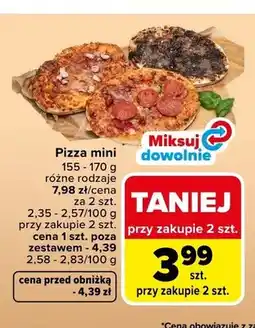 Carrefour Pizza mini z salami oferta