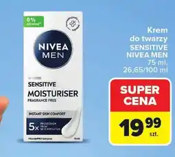 Carrefour Krem do twarzy Sensitive NIVEA MEN oferta