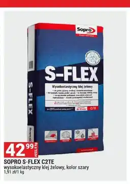 Merkury Market Wysokoelastyczny klej żelowy Sopro S-FLEX C2TE szary oferta