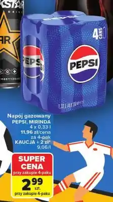 Carrefour Napój gazowany Pepsi 4-pak oferta