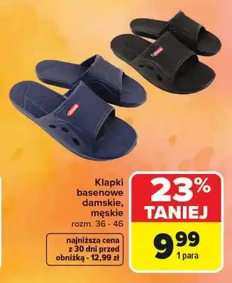 Klapki basenowe damskie, męskie