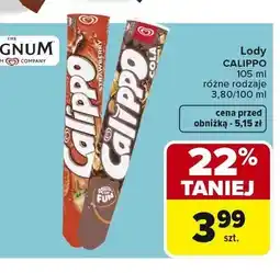 Carrefour Lody Calippo Strawberry oferta
