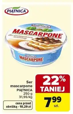 Carrefour Ser mascarpone Piątnica oferta