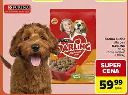 Carrefour Karma sucha dla psa PURINA DARLING Made with Love oferta