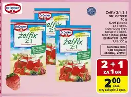 Carrefour Żelfix 2:1 Dr. Oetker oferta