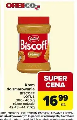 Carrefour Krem do smarowania Lotus Biscoff Creamy oferta