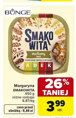 Carrefour Margaryna Smakowita Maślany Smak oferta