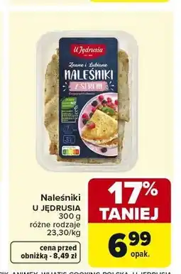 Carrefour Naleśniki U JĘDRUSIA z serem oferta