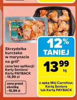 Carrefour Skrzydełka kurczaka w marynacie na grill Befoodie oferta