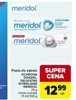 Carrefour Pasta do zębów OCHRONA DZIĄSEŁ MERIDOL oferta