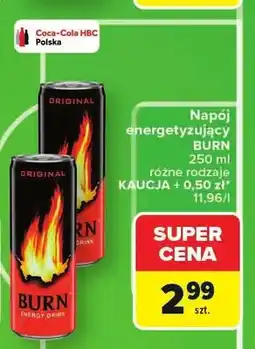 Carrefour Napój energetyzujący BURN oferta