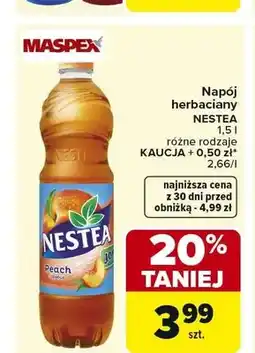 Carrefour Napój herbaciany NESTEA Peach oferta