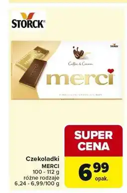 Carrefour Czekoladki Merci Coffee & Cream oferta