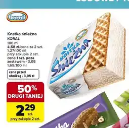 Carrefour Lody Kostka śnieżna Koral oferta