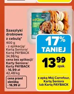 Carrefour Szaszłyki drobiowe z cebulą Befoodie oferta