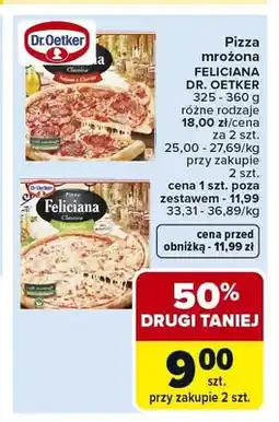 Carrefour Pizza mrożona Feliciana DR. OETKER Salame e Chorizo oferta