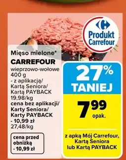 Carrefour Mięso mielone wieprzowo-wołowe Carrefour oferta