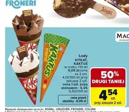 Carrefour Lody w rożku KitKat oferta