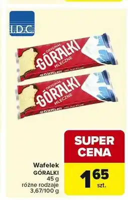Carrefour Wafelek Góralki Mleczne oferta