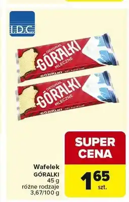 Carrefour Wafelek Góralki Mleczne oferta