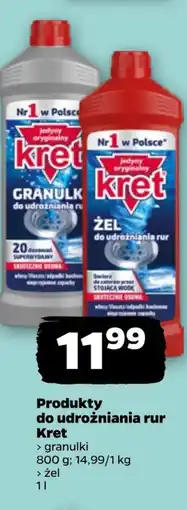 Netto Kret Produkty do udrożniania rur oferta