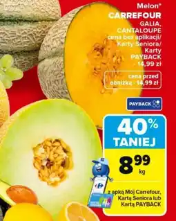Carrefour Carrefour Melon Galia, Cantaloupe oferta