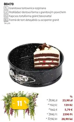 BetterStyle Granitowa tortownica rozpinana oferta