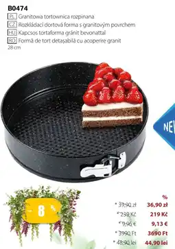 BetterStyle Granitowa tortownica rozpinana oferta