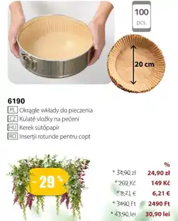 BetterStyle Okrągłe wkłady do pieczenia oferta