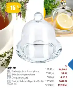BetterStyle Szklany pojemnik na cytrynę oferta