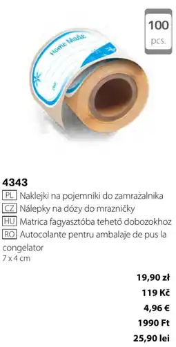 BetterStyle Naklejki na pojemniki do zamrażalnika oferta