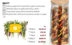 BetterStyle Szklany pojemnik na produkty sypkie z pokrywką oferta