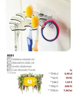 BetterStyle Ozdobny wieszak Liść oferta