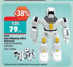 Biedronka Interaktywny robot Robotech zdalnie sterowany z pilotem ELEFUN oferta