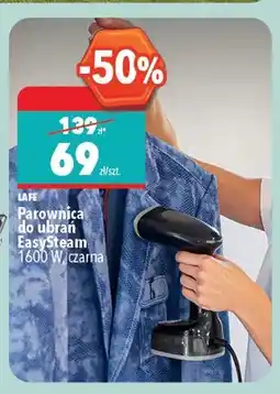 Biedronka Parownica do ubrań LAFE EasySteam 1600W czarna oferta