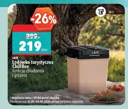 Biedronka Lodówka turystyczna LAFE ChillBox funkcja chłodzenia i grzania oferta