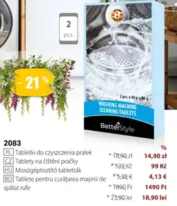 BetterStyle BetterStyle Tabletki do czyszczenia pralek oferta