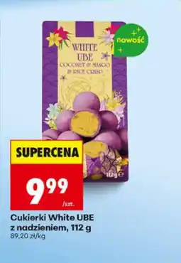 Biedronka Cukierki white ube z nadzieniem oferta