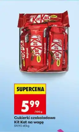 Biedronka Cukierki czekoladowe Kit Kat na wagę oferta