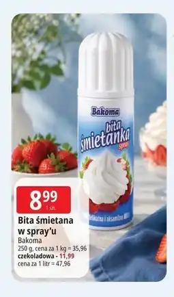 E.Leclerc Bakoma Bita śmietana w sprayu oferta