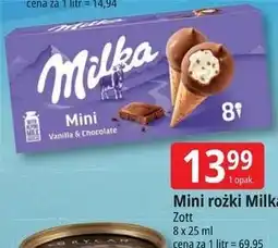 E.Leclerc Milka Mini rożki oferta