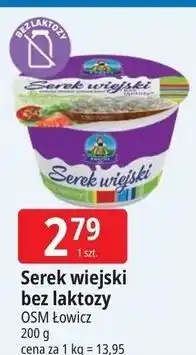 E.Leclerc Łowicz Serek wiejski bez laktozy oferta