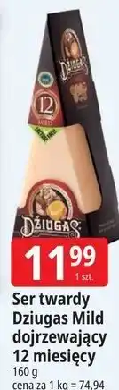 E.Leclerc Ser twardy Dziugas Mild dojrzewający 12 miesięcy oferta