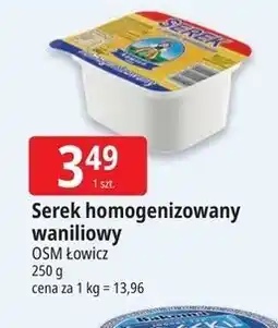 E.Leclerc Łowicz Serek homogenizowany waniliowy oferta